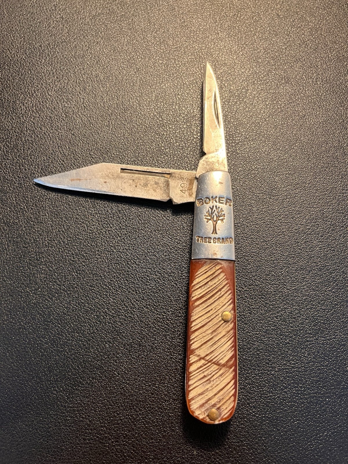 Vintage Boker Tree Brand 493  Sawn Bone Jack Knife