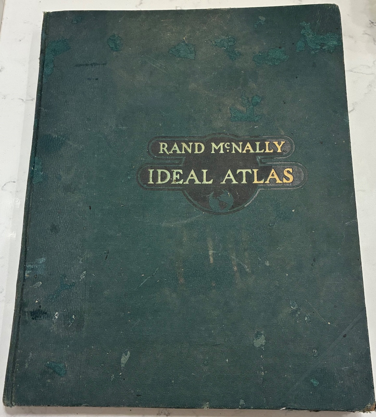 Rand McNally & Company Ideal Atlas 1916 World Large Scale Colored Maps 14” x 11”