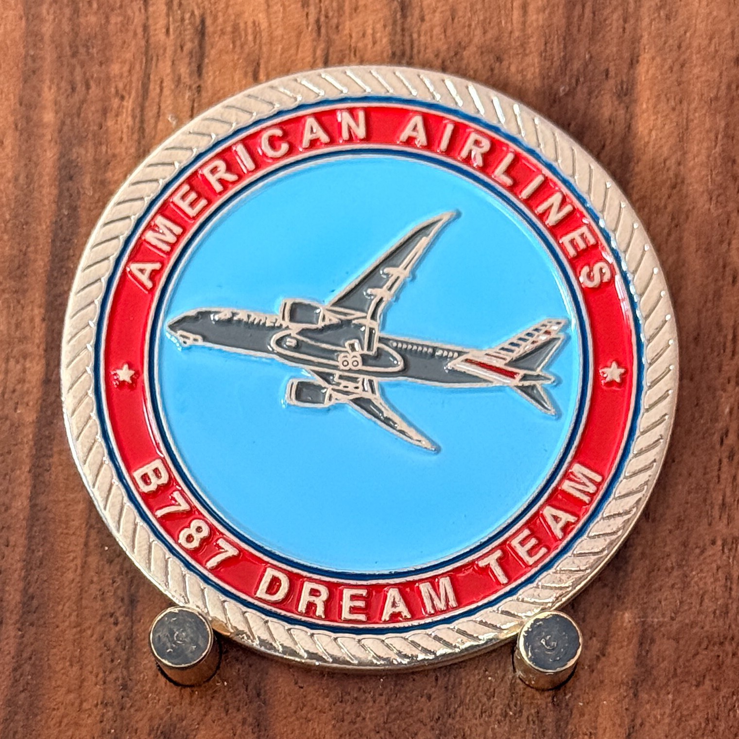 American Airlines B787 Dream Team Challenge Coin  W#31