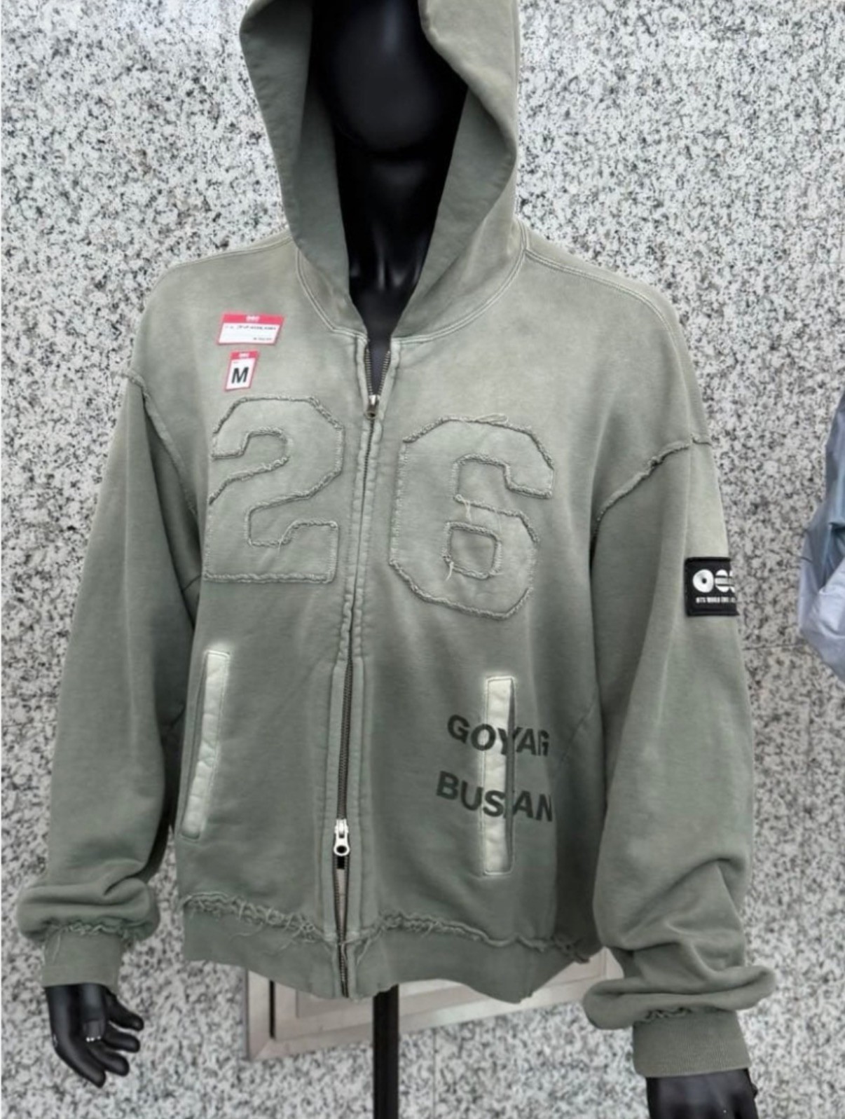 BTS ARIRANG World Tour  Korea Limited Zip-Up Hoodie Green M Size Official NEW