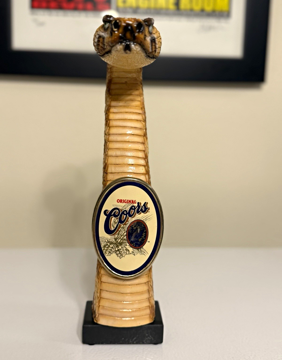 Very Rare Vintage Coors Rattlesnake Tap Handle - RARE