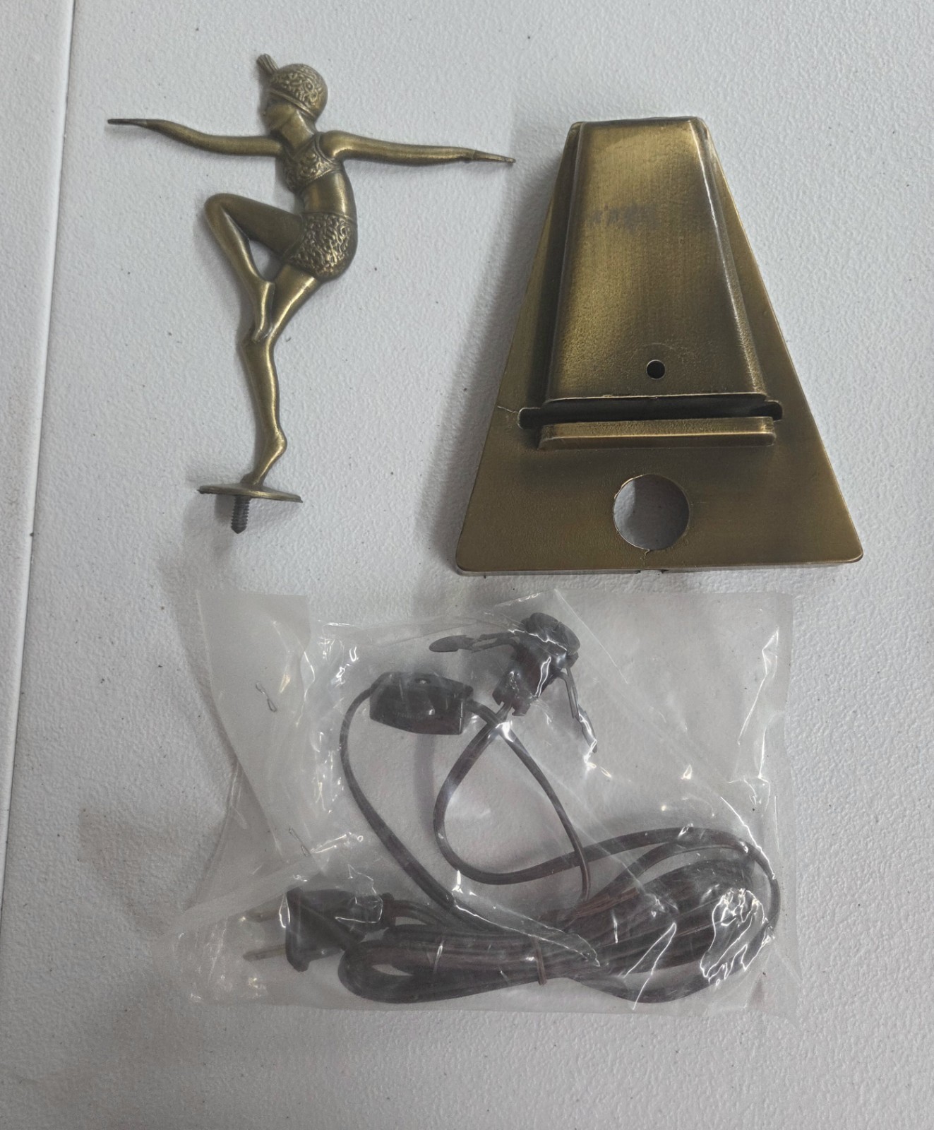 Vintage L&L WMC  Loevsky & Loevsky Art Deco Figural Dancer Lamp #9918 RARE 