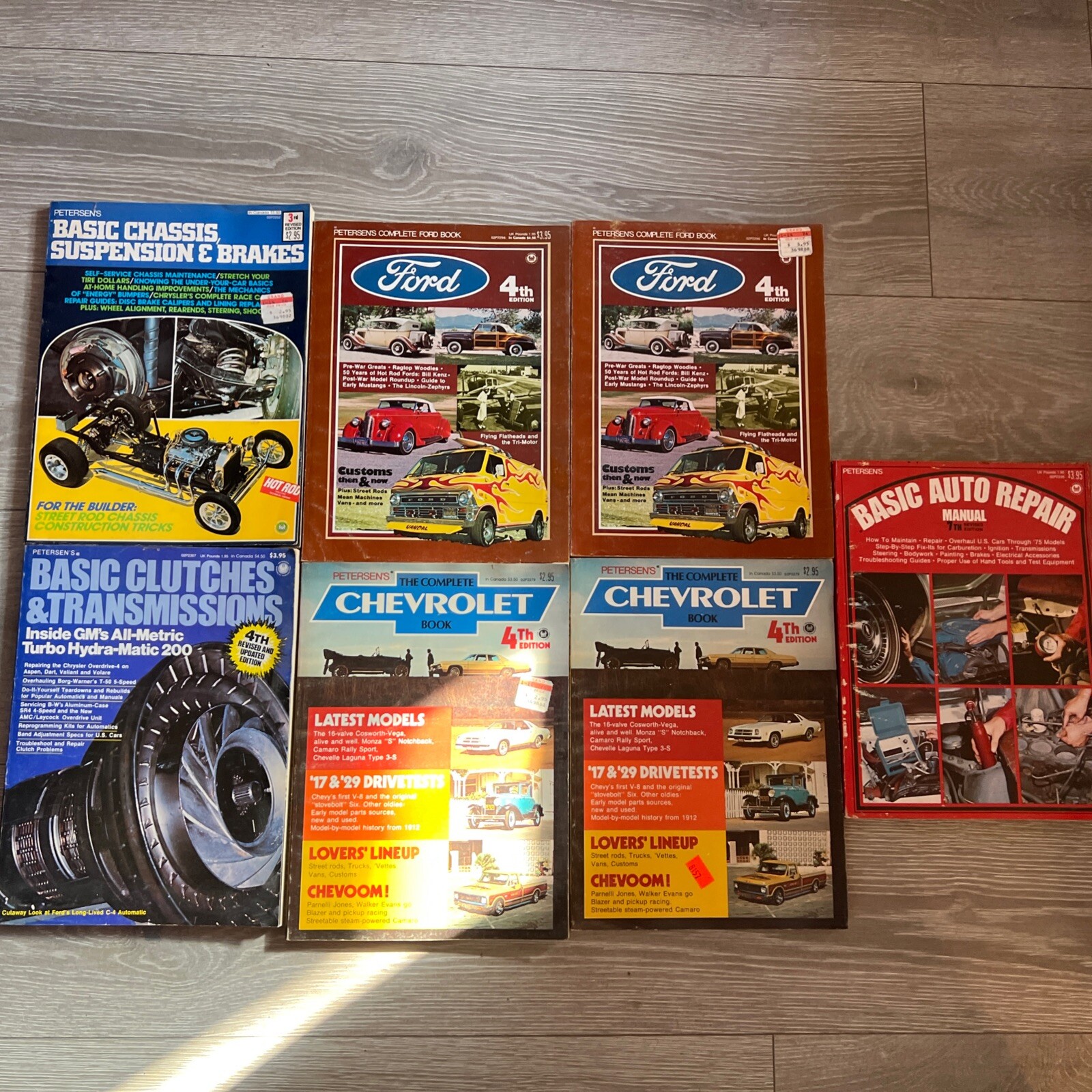Peterson's Complete Ford & Chevrolet Book 1970’s  And More Lot Of 7