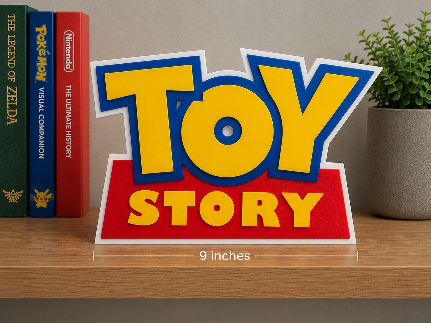 Toy Story POP  ART modern 3D printed logo sign fan art display shelf desk wall