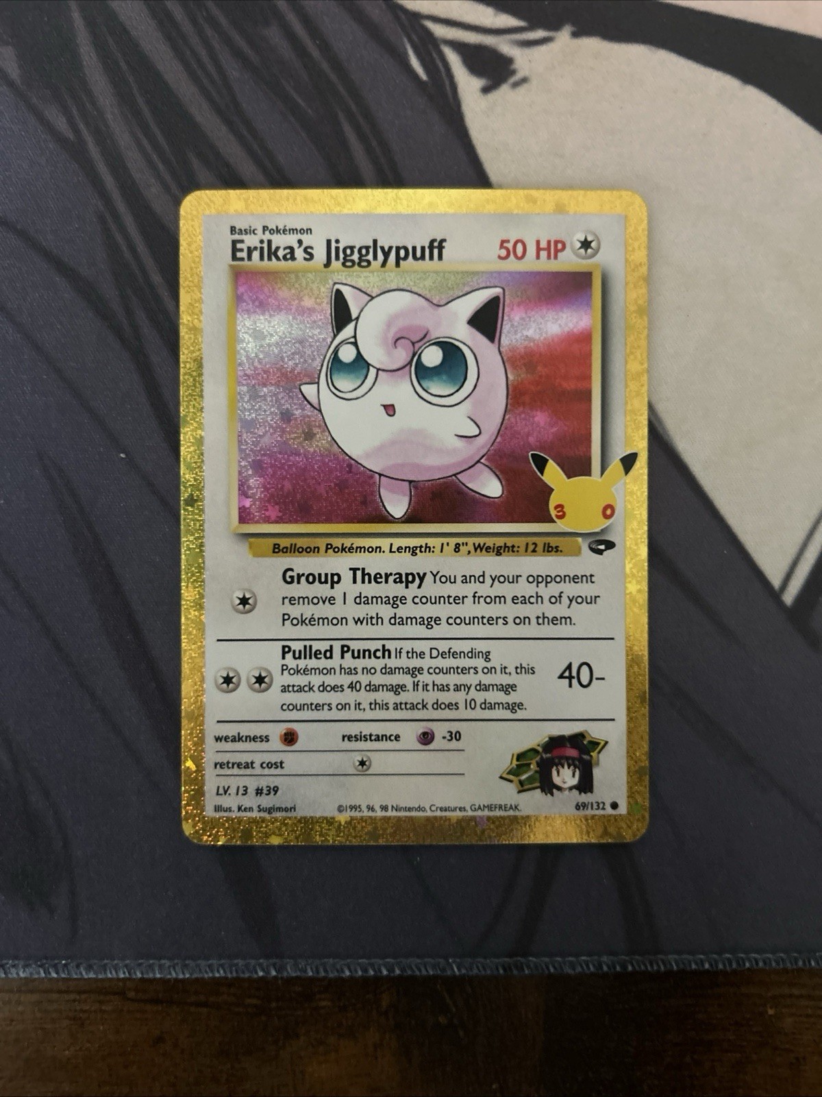 Erika’s Jigglypuff 69/132 30th  Anniversary Classic NM Pokémon TCG