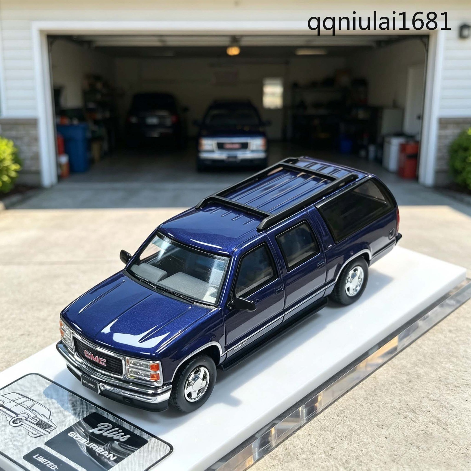 1:64 GMT400 Blue HEC Beijing Edition Diecast Alloy Car Model Collectible Gift