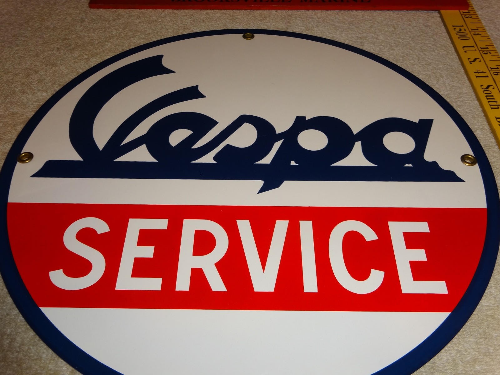 VINTAGE VESPA SCOOTER SERVICE 11 3/4\