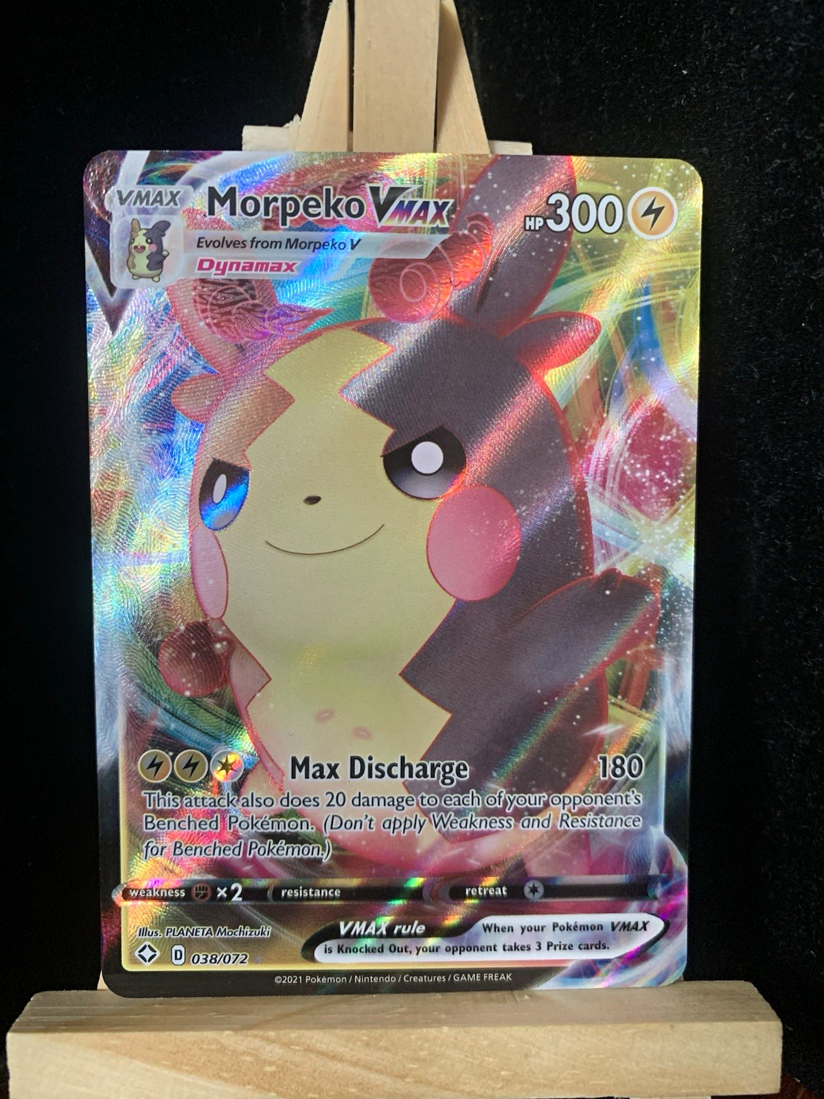 Pokemon TCG Morpeko VMAX 038/072 Fusion Strike English