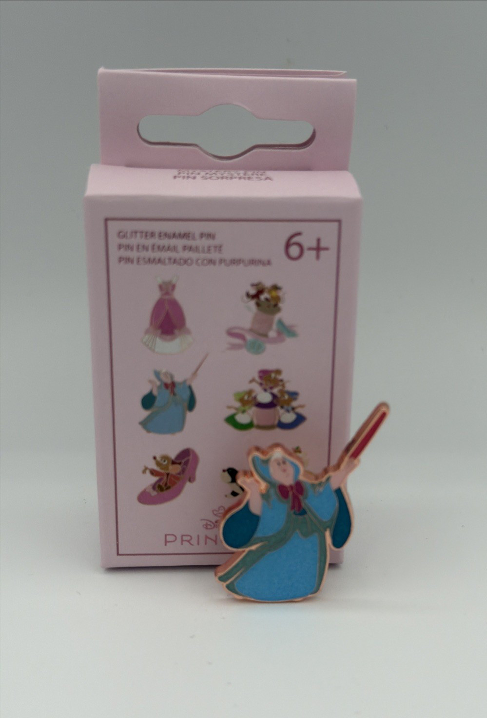 Loungefly Disney Cinderella 70th Anniversary Blind Enamel Pin - Fairy Godmother