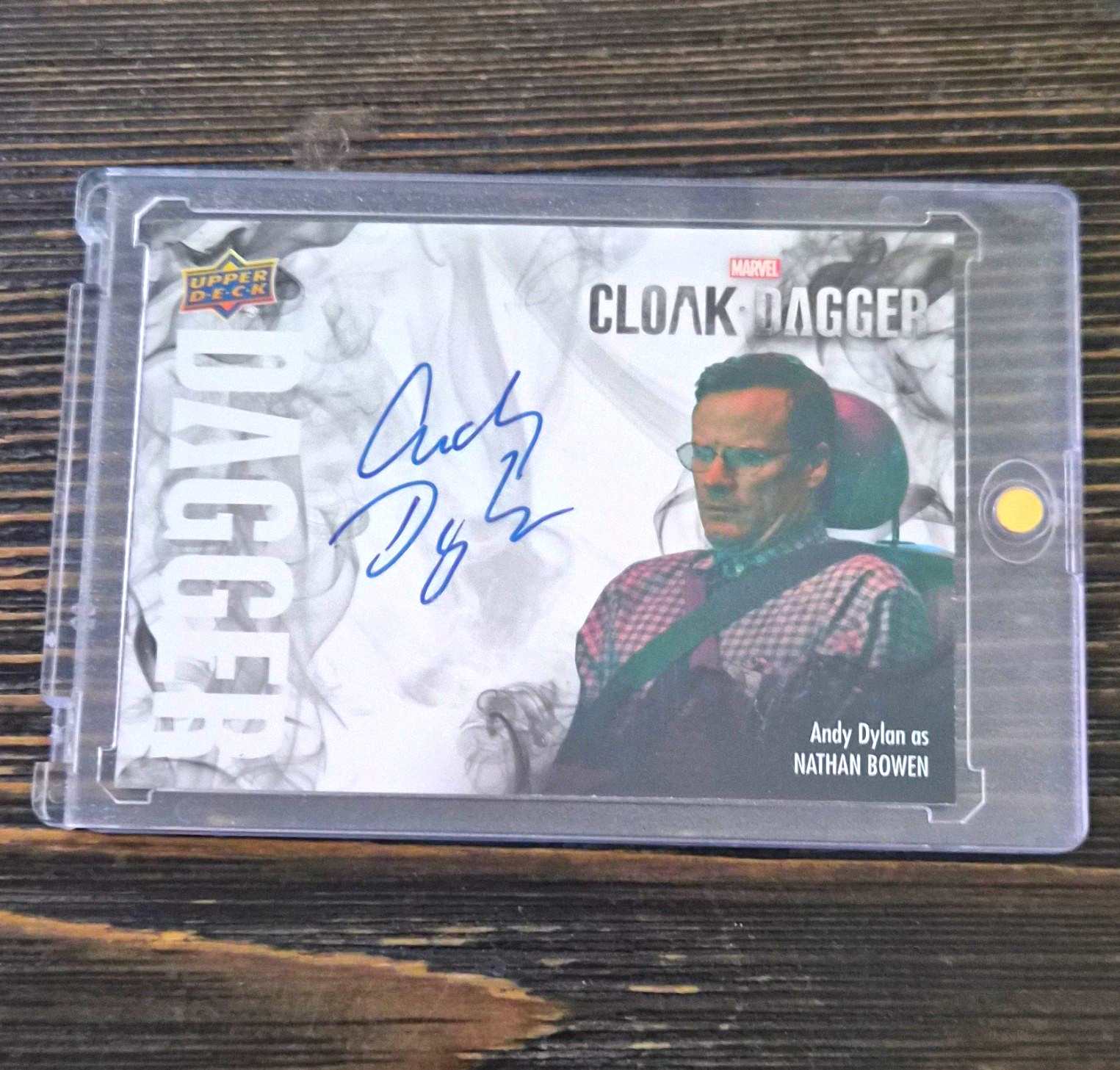 Upper Deck 2018 Marvel Cloak & Dagger Andy Dylan Nathan Bowen Auto Insert D-AB