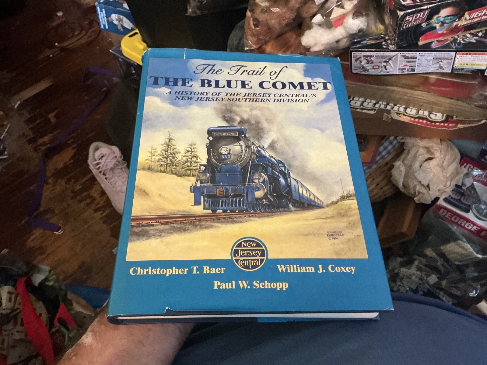 The Trail of The Blue Comet / Book /  New Jersey Central CNJ / Baer Coxey Schopp