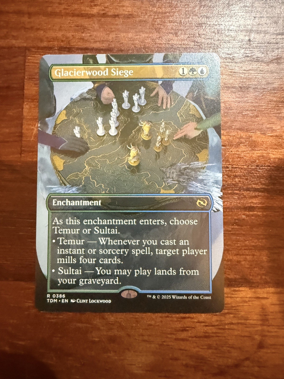 MTG Glacierwood Siege (Borderless) 0386 Tarkir Dragonstorm M/NM Free UK P&P