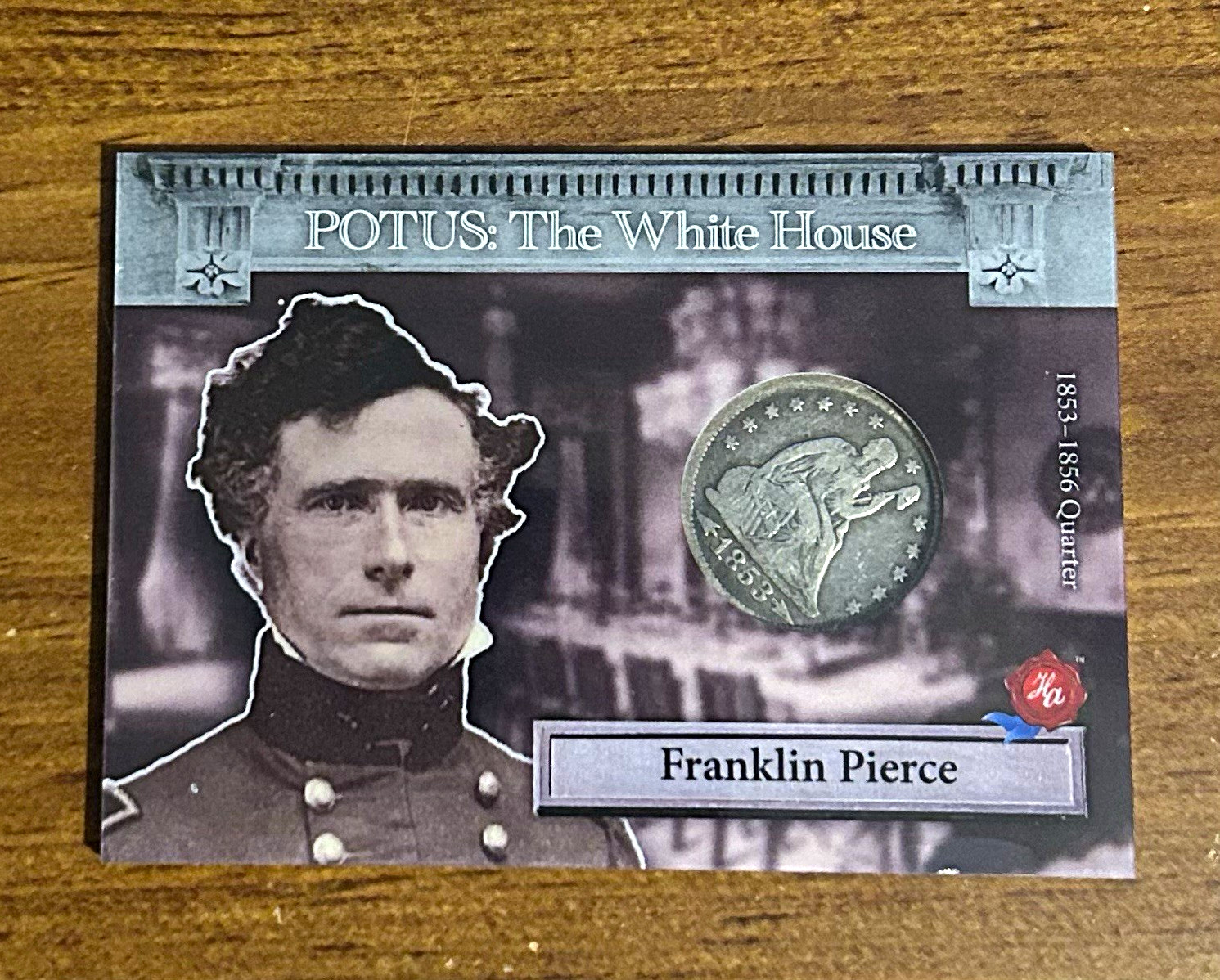 2025 Historic Autographs POTUS: The White House Franklin Pierce Quarter PWHC58