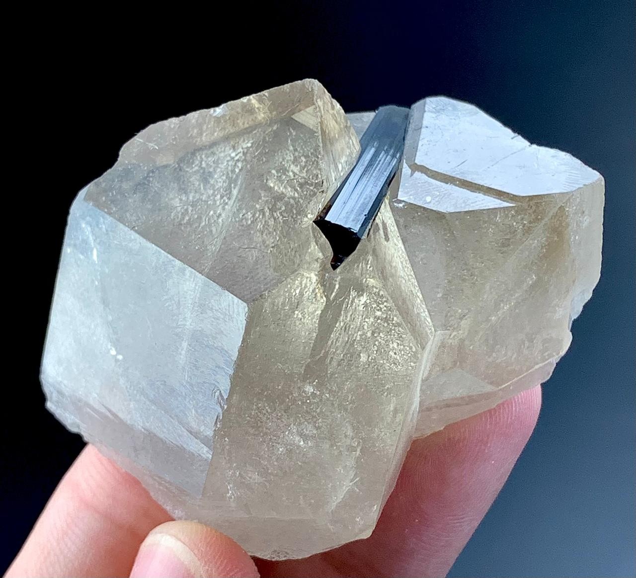 300 Carat Tourmaline Crystal With Quartz Specimen From Afghanistan