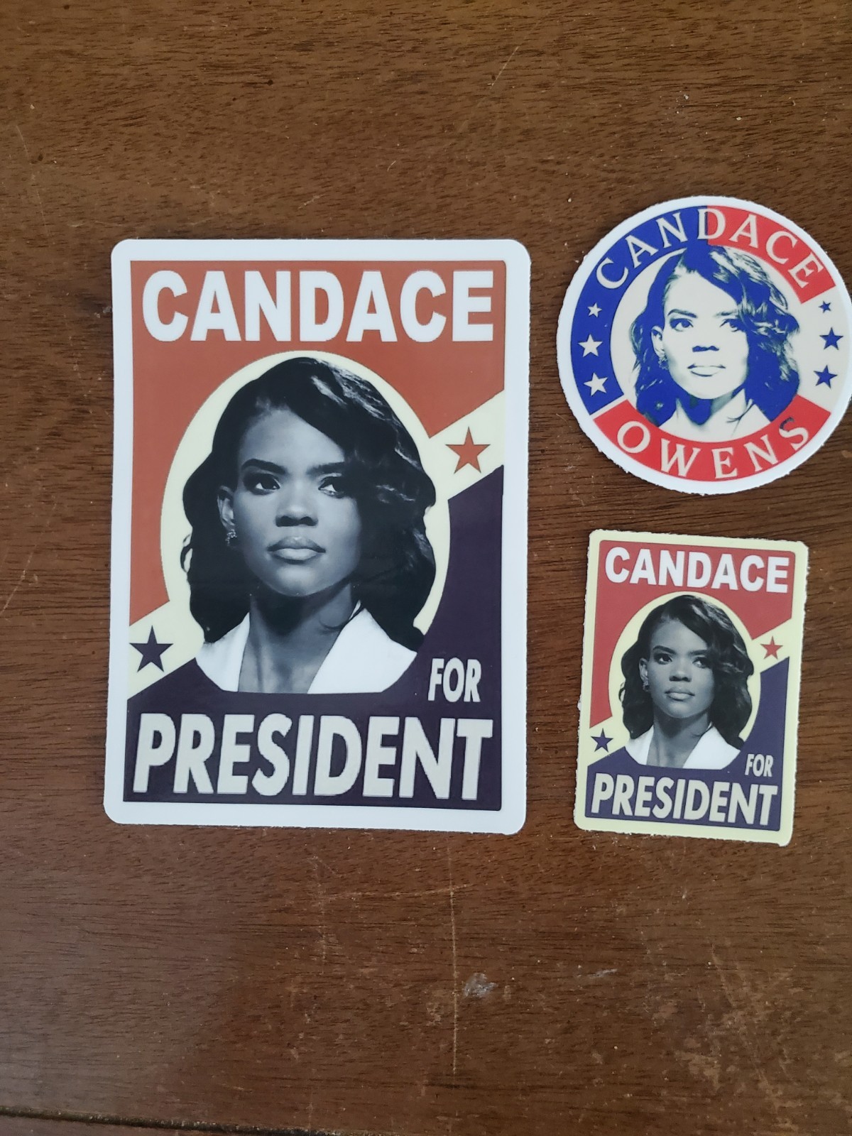Candace Owens Stickers (3) Variety Pack MADE IN USA