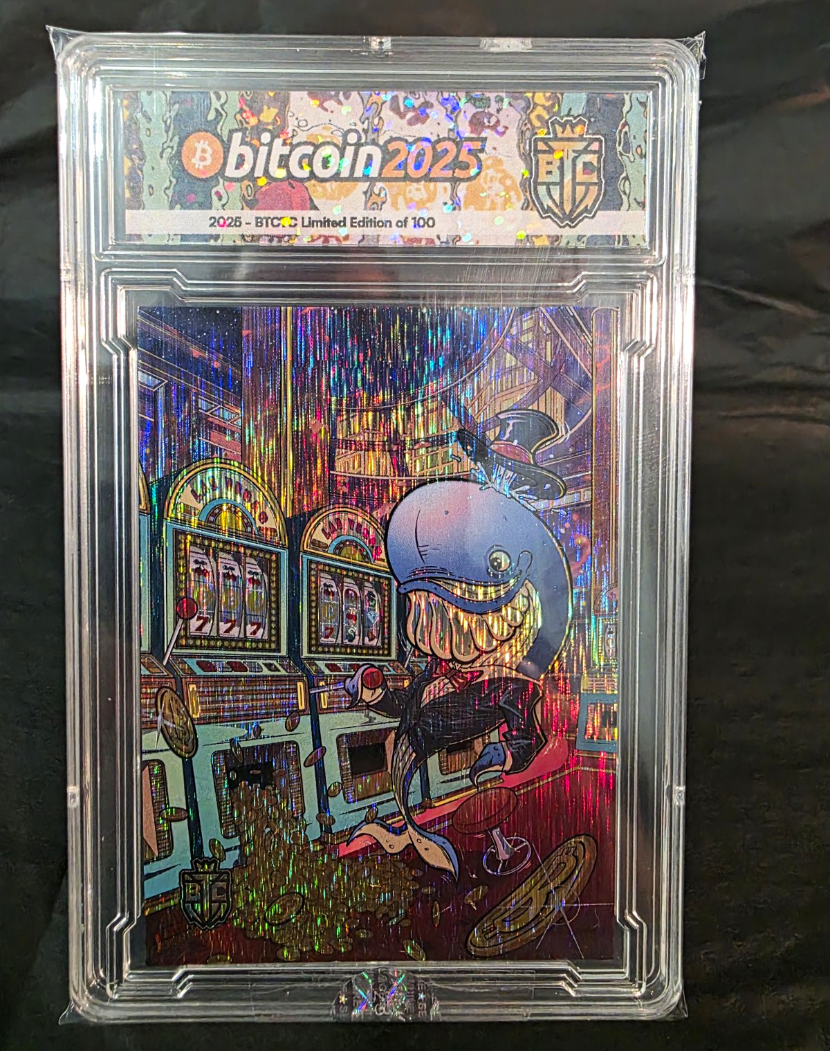 Bitcoin Trading Cards B25 Vegas Whale Limited Edition 21/100