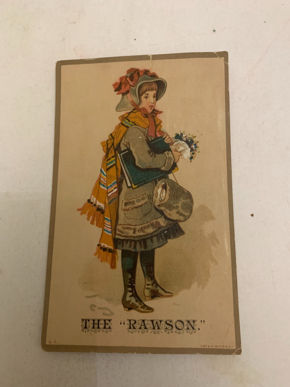 Antique c.1890's The Improved Rawson Mower Victorian Trading Card