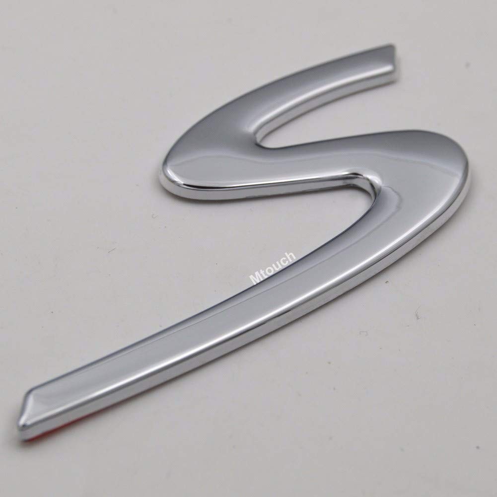Zorratin Chrome Large S Emblem For Porsche 1998-2012 Models