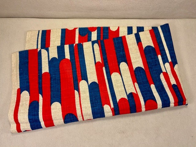 Vintage 1970's Modernist Fabric