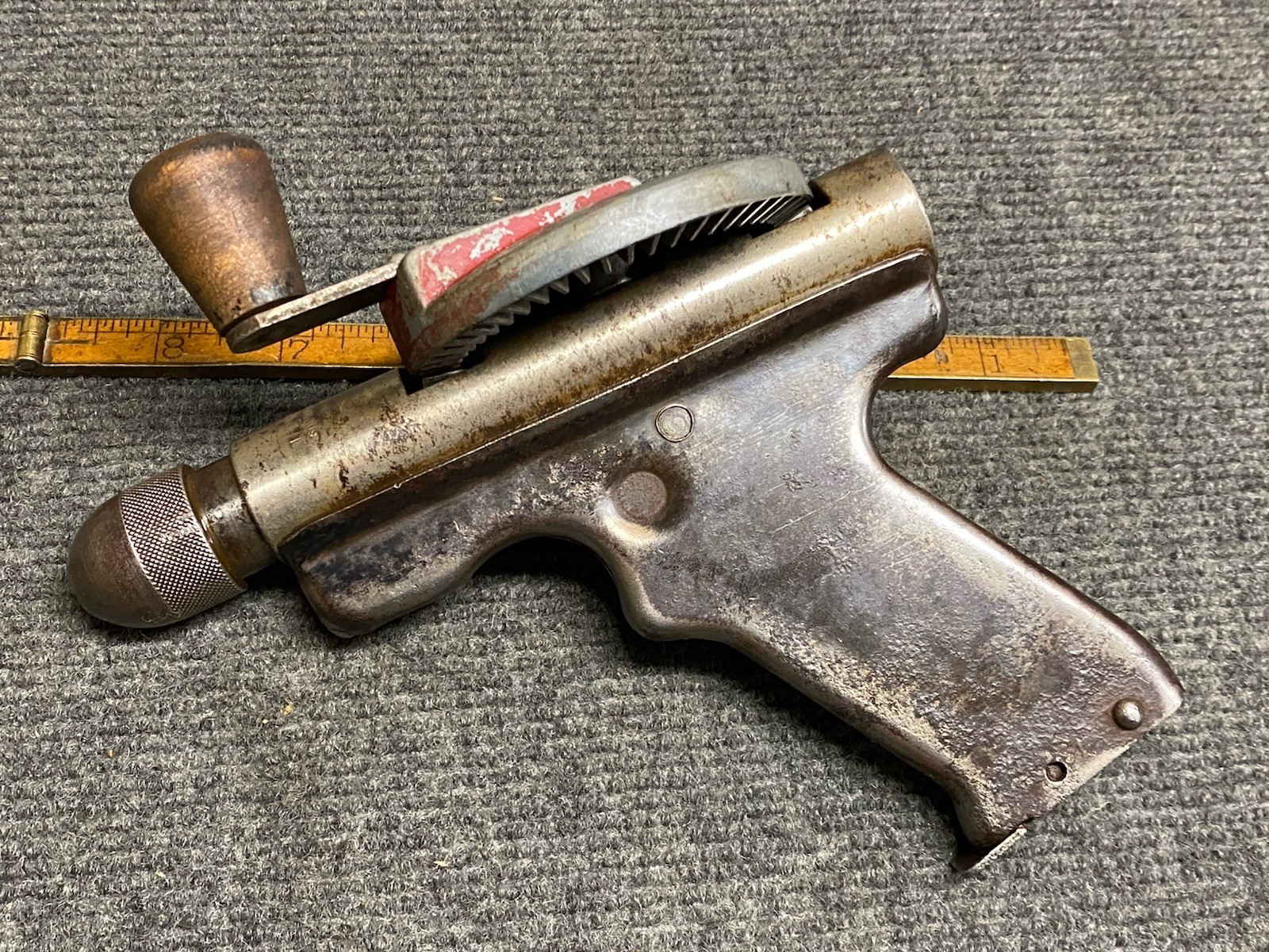 Antique THE RUGER COMPANY USA Pistol Grip Hand Drill RARE TOOL 1940’s USA