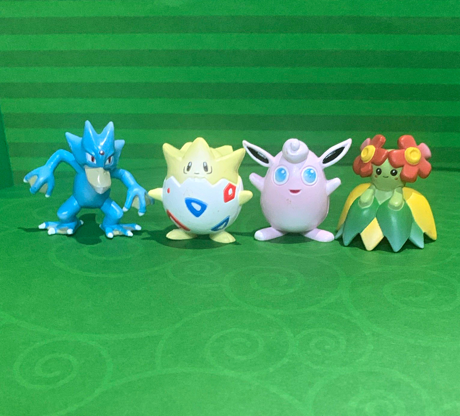 TOMY Pokémon Plastic Figurine Lot of 4 Golduck Togepi Jigglypuff Bellossom