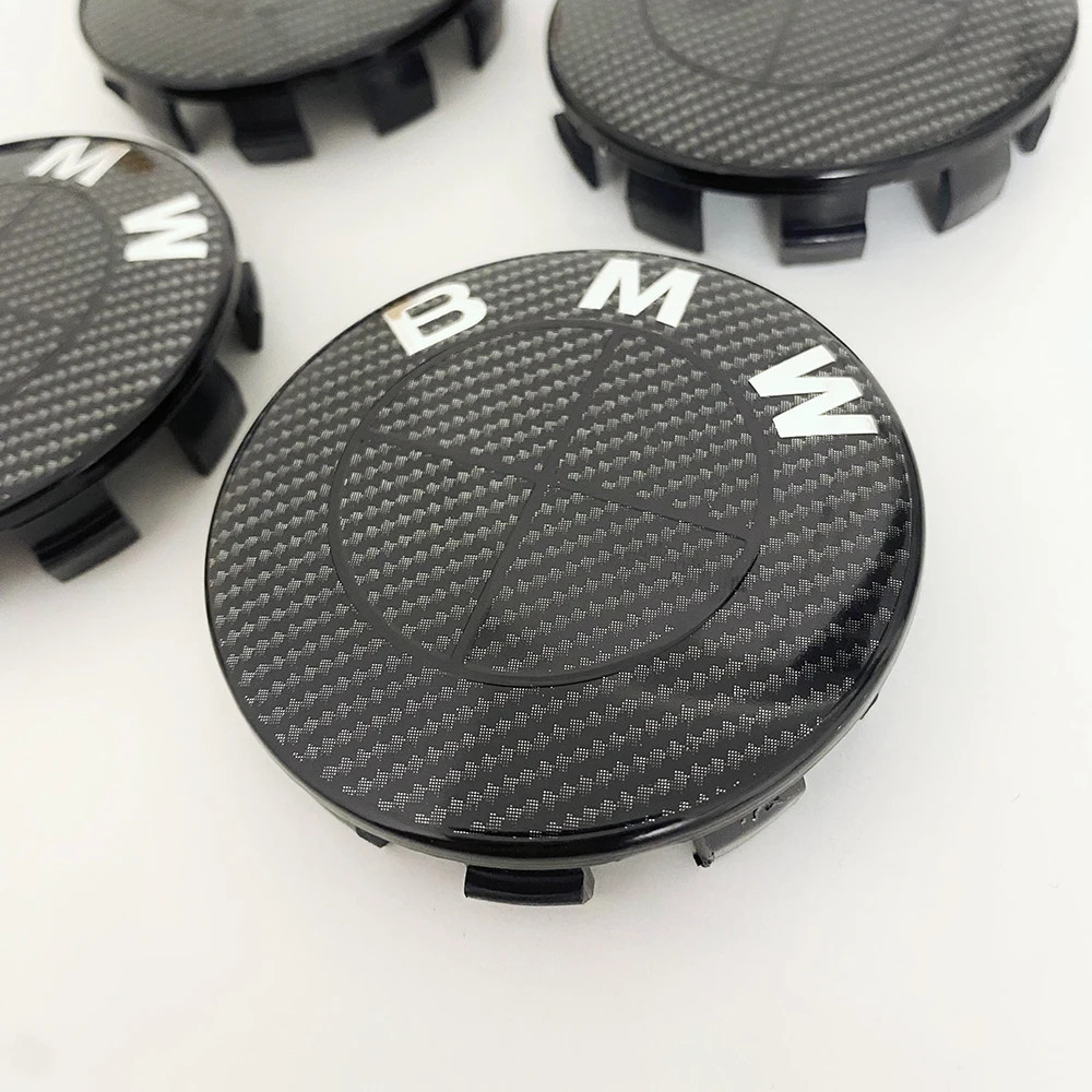 4pcs 68mm Black Wheel Caps For BMW F-Series/X-Models Fit decoration accessories