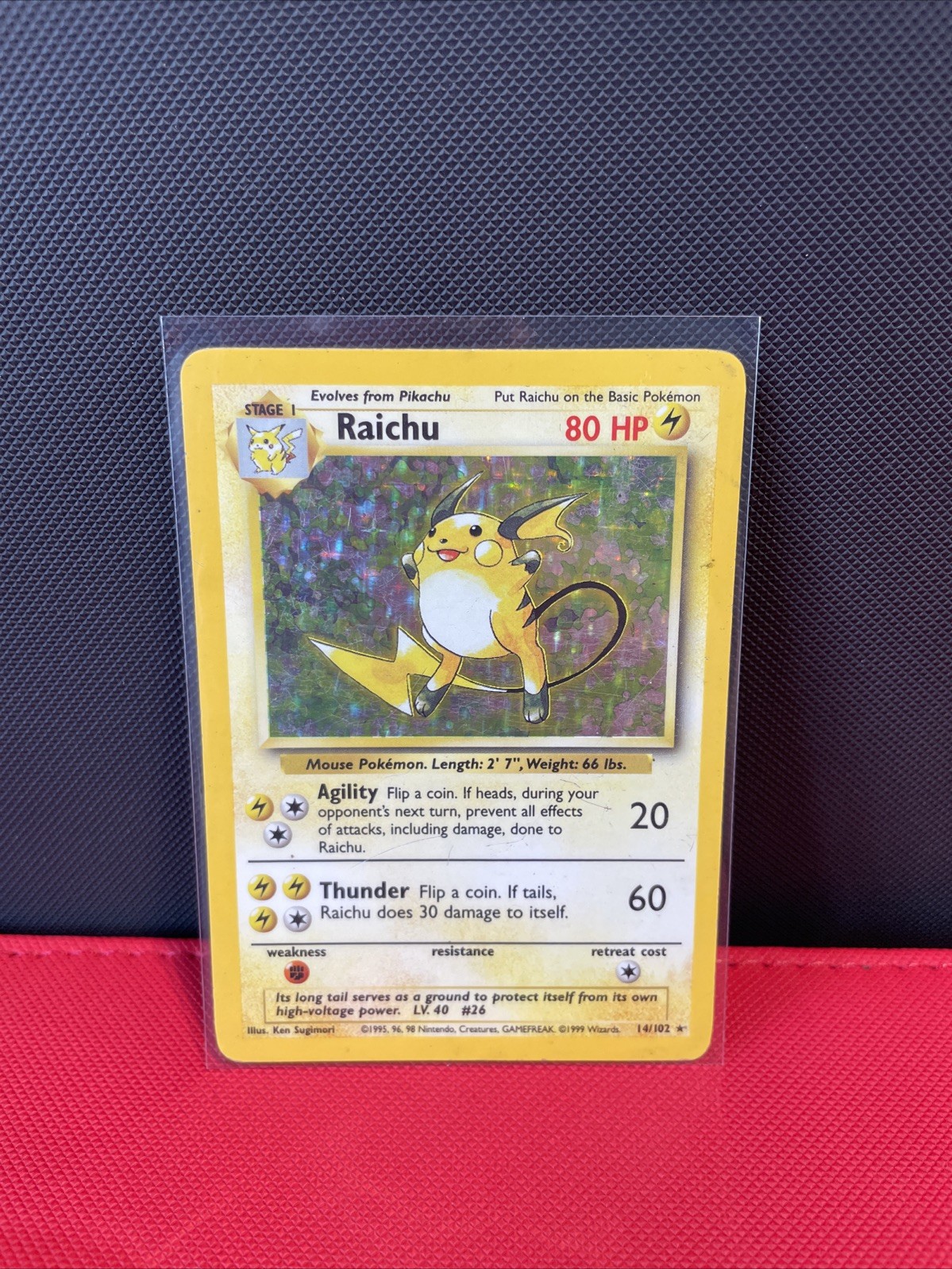 Raichu Holo 14/102 - Pokémon Base Set Unlimited - MP