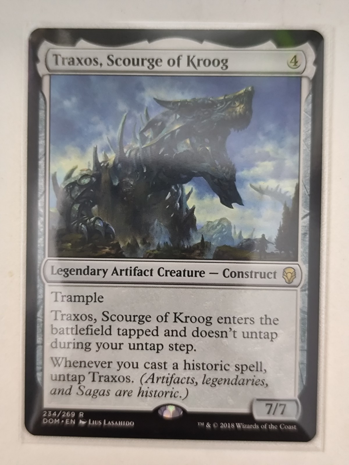 MTG - Traxos, Scourge of Kroog - Dominaria - 234/269 - Rare