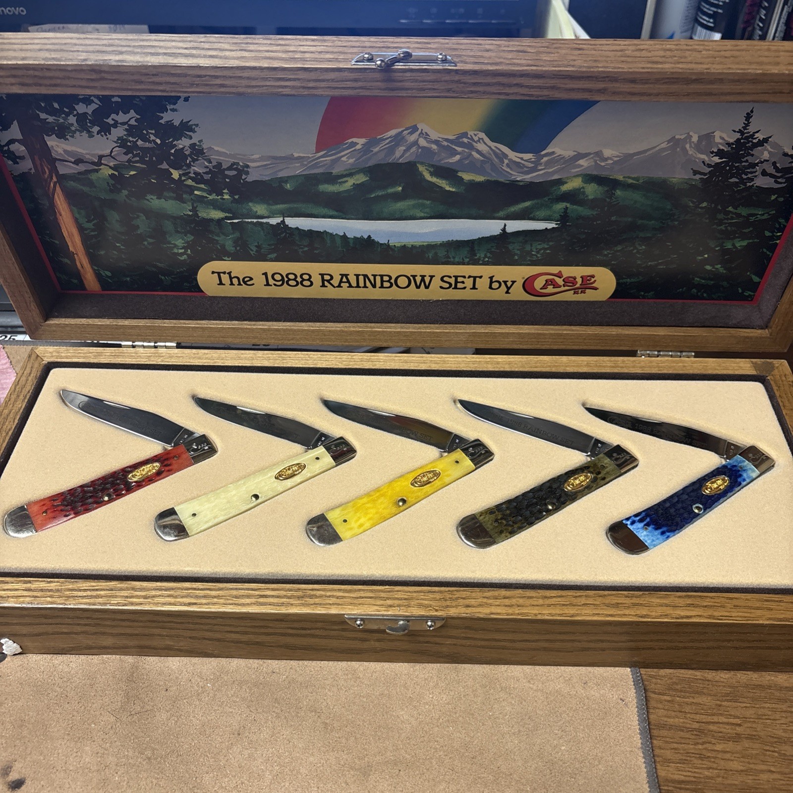 CASE 1978 Rare Rainbow Set