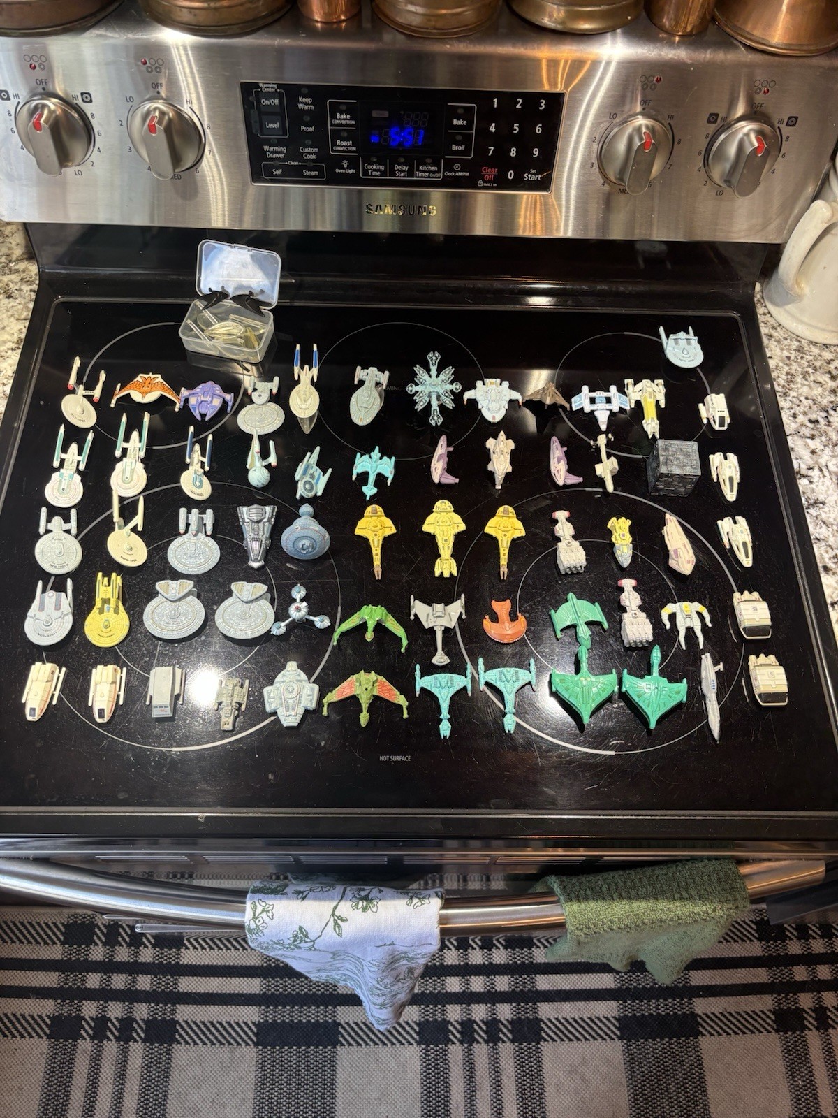 Star Trek Galoob Micro Machines Total Lot (61 total incl. VHTF ships)