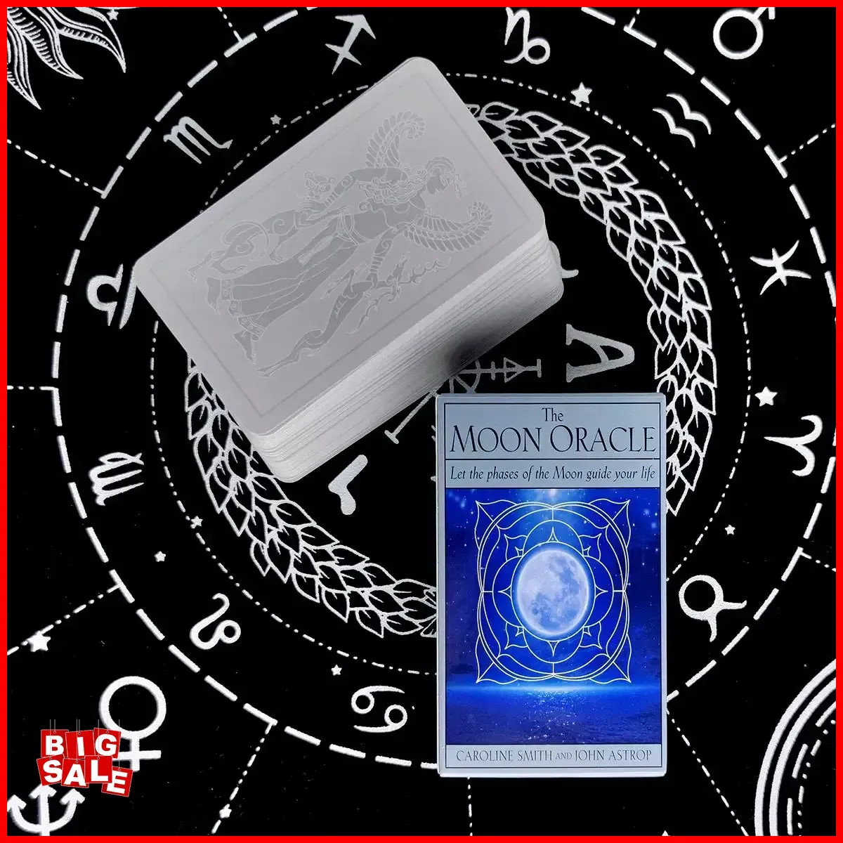 The Moon Oracle Cards Divination Deck Entertainment Party Board Game 72 Pcs/Box