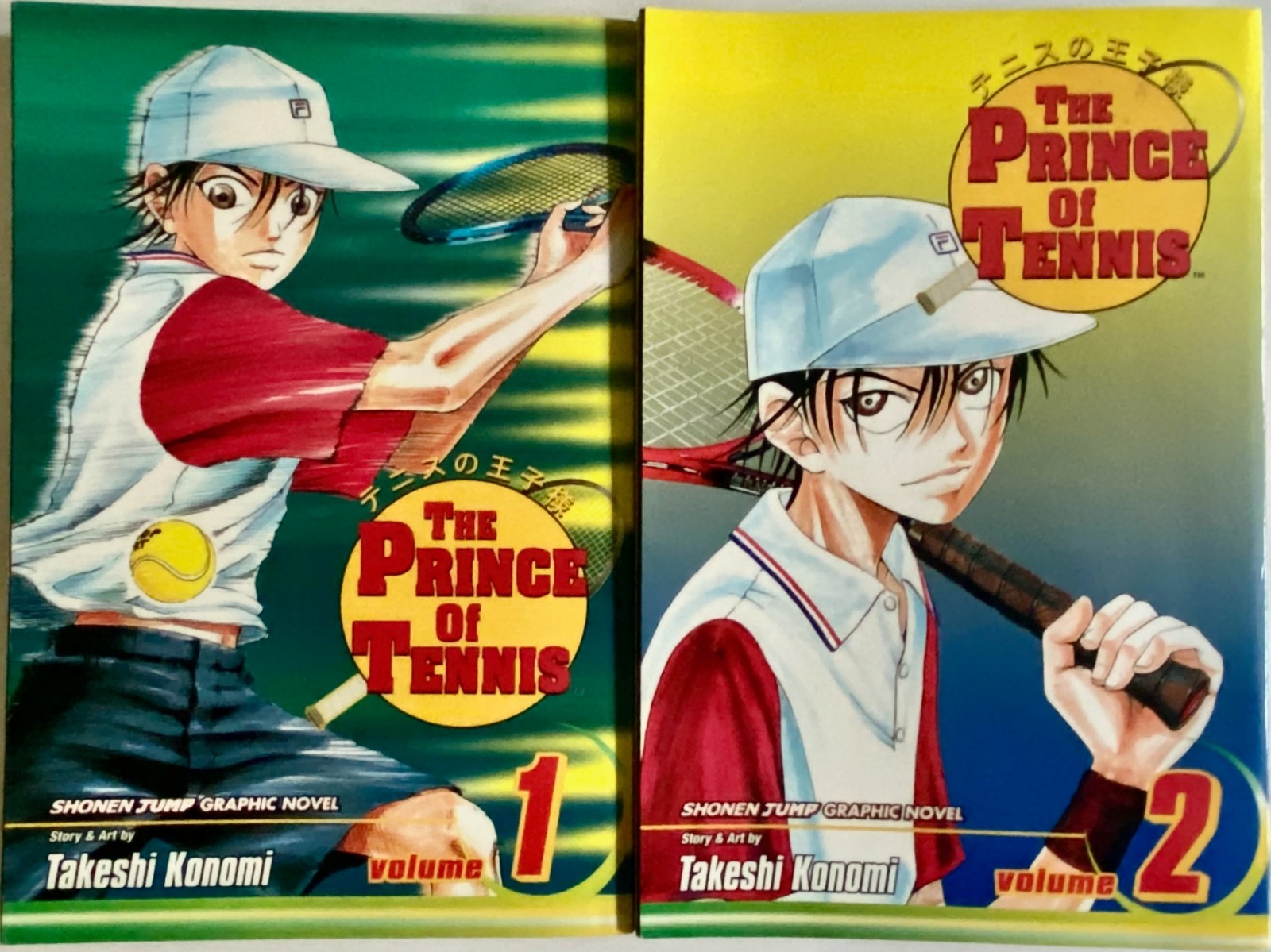 The Prince of Tennis Vol. 1 & 2 Takeshi Konomi English Manga Graphic Novel Set