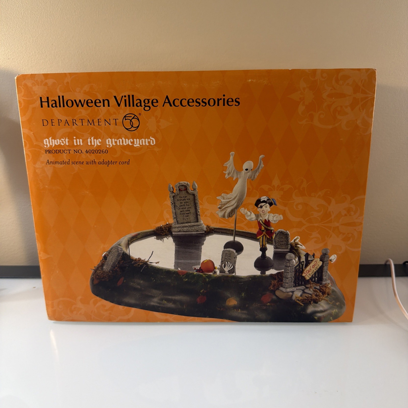 Department 56 Ghost in the Graveyard Animated Halloween Village 4020260-Tested 
