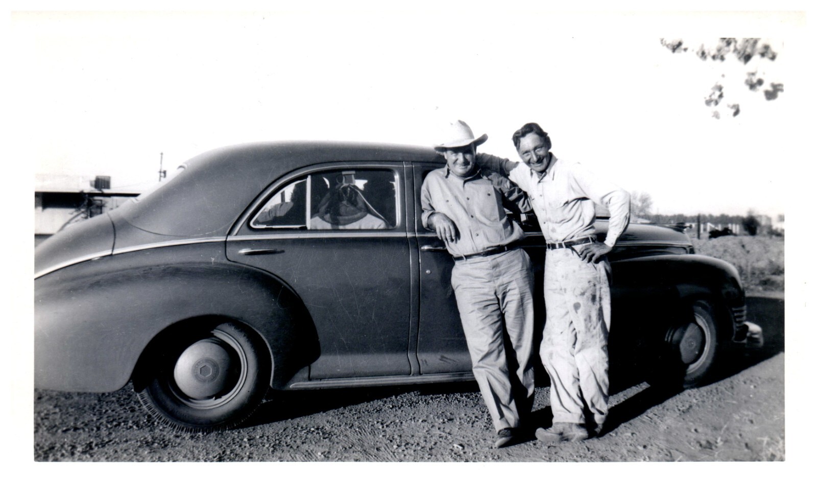 8 1947 PACKARD Clipper Photographs Vintage Snapshot Photo Family Pictures