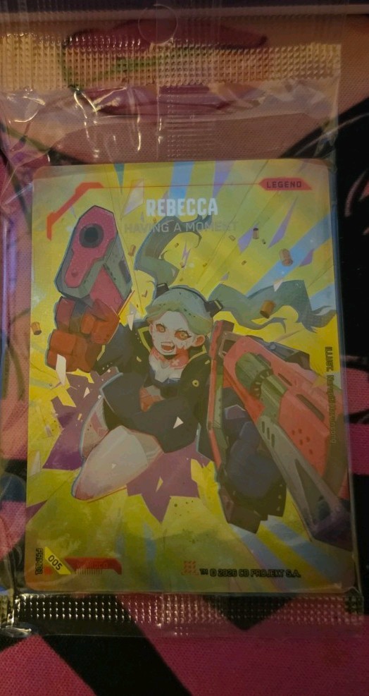 Cyberpunk 2077 TCG. Rebecca, Having A Moment Promo