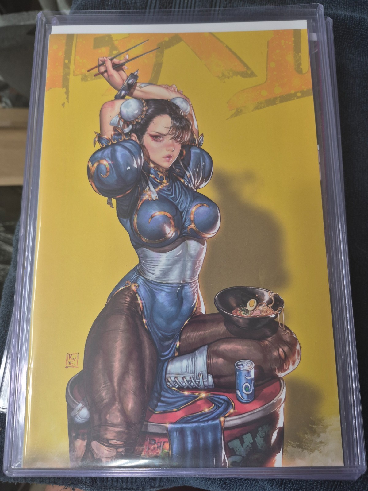 Street Fighter 1 Eom Yellow Virgin SDCC 2025 NM $10 FLAT COMBINED SHIPPING