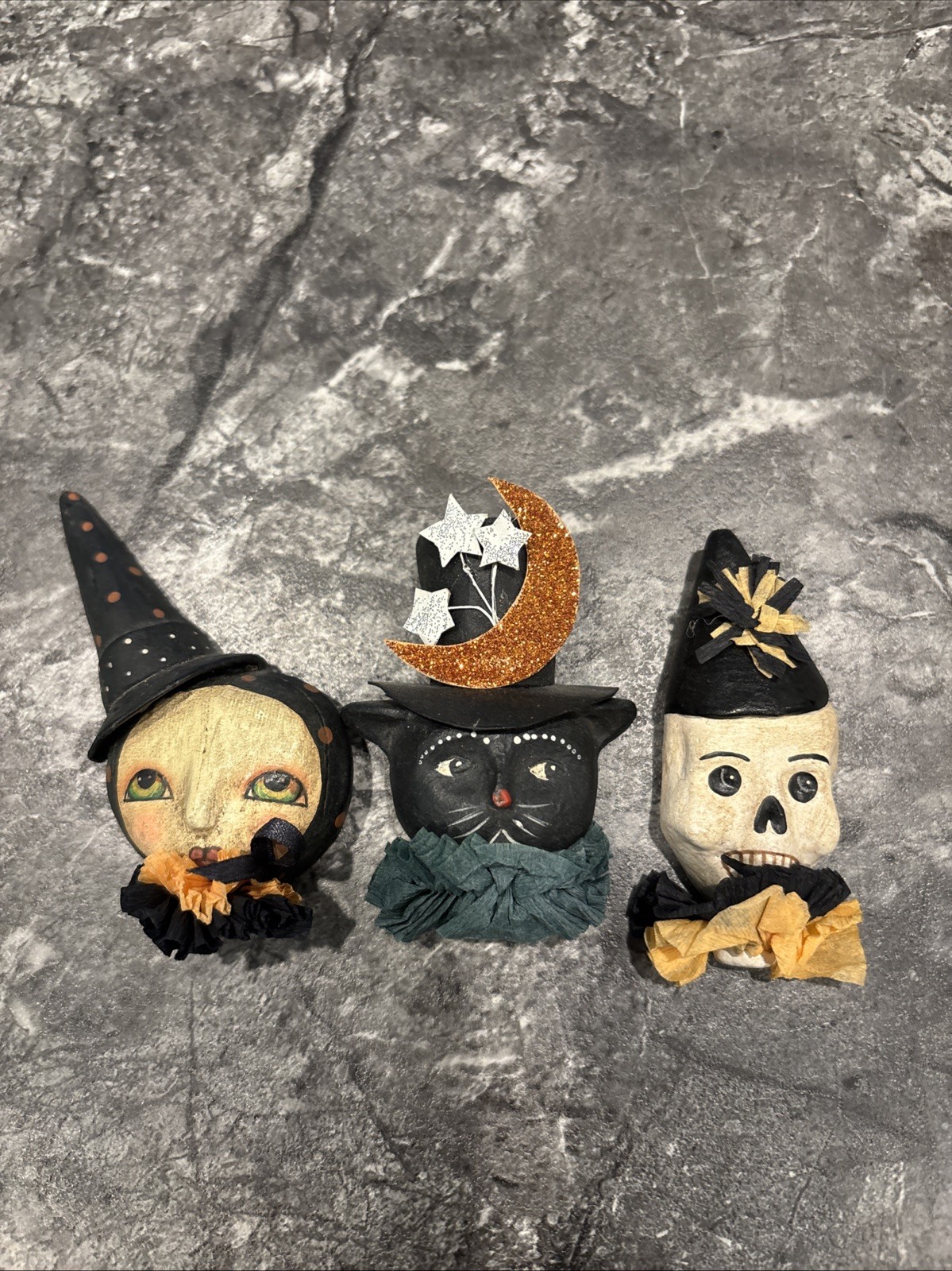 Dee Foust Bethany Lowe Designs Vintage Inspired Halloween Pins.