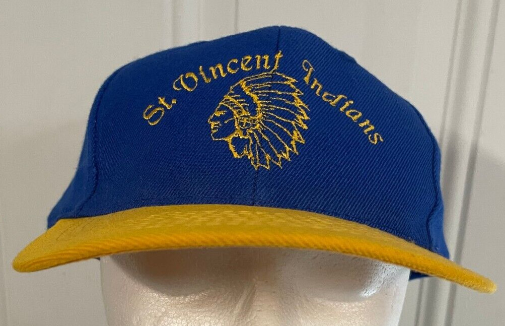 Vintage St Vincent Indians College Mens Baseball Cap Cape Girardeau MO Otto Cap
