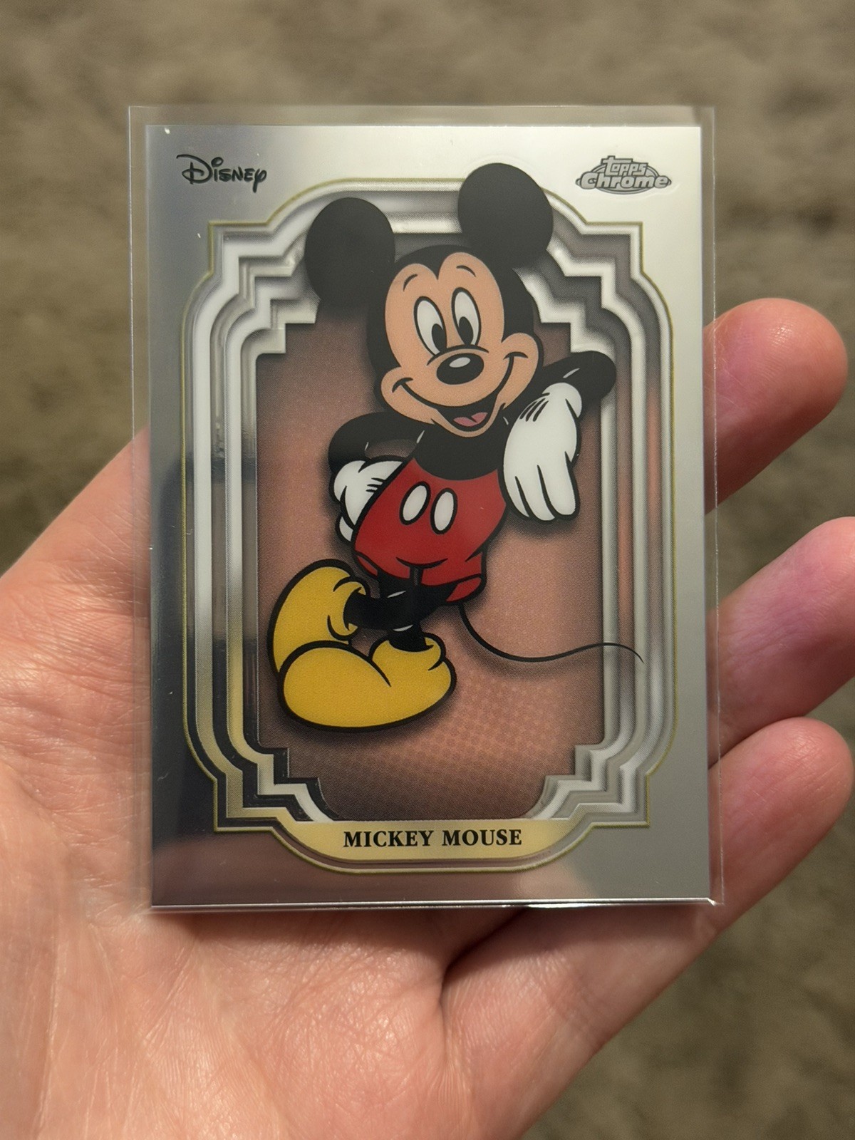 MICKEY MOUSE 2024 TOPPS CHROME DISNEY BASE #1