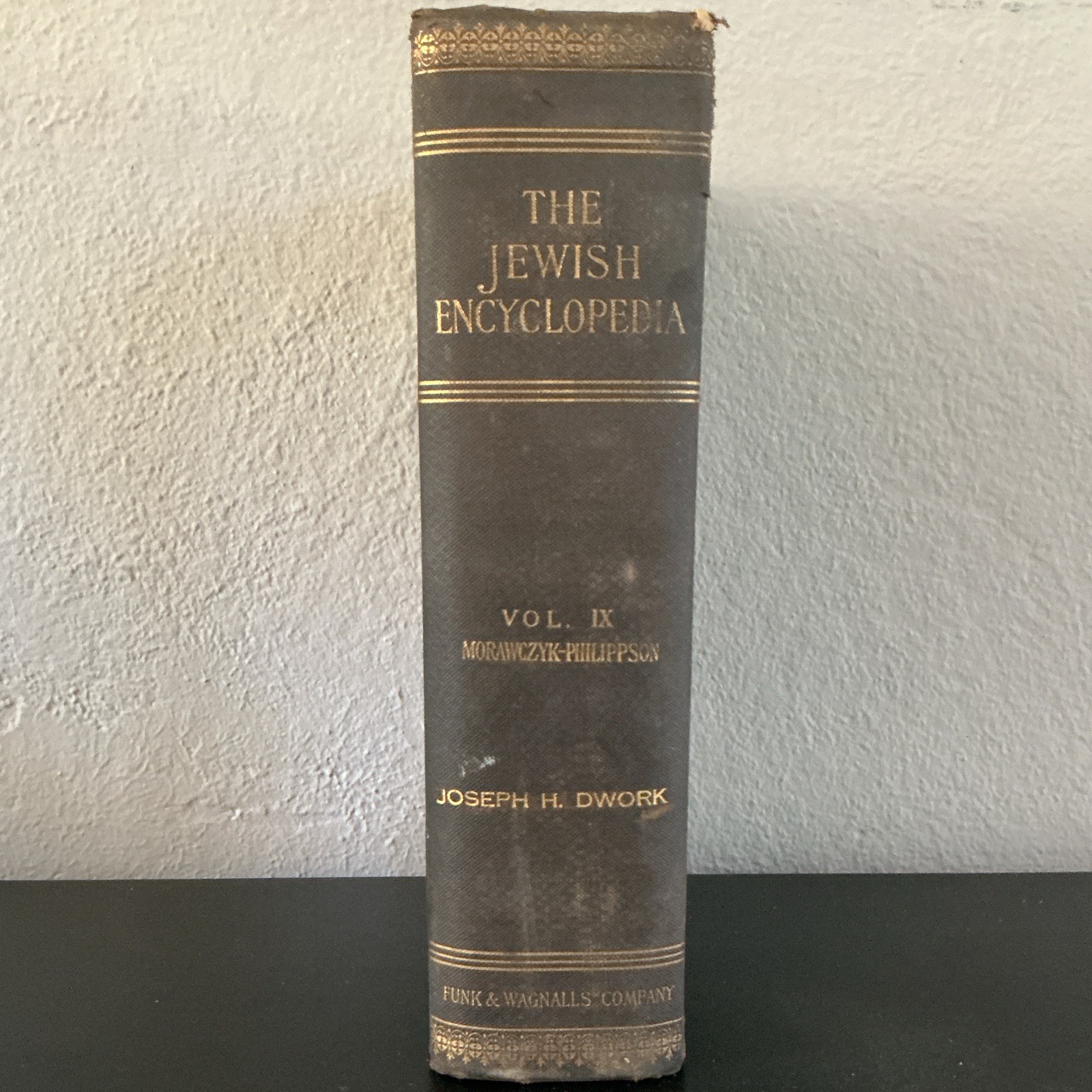 The Jewish Encyclopedia Vol. IX Morawczyk-Philippson Hardcover Funk & Wagnalls