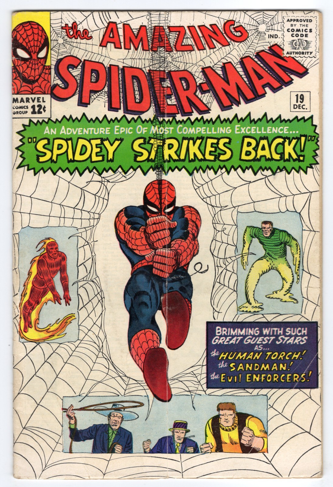 Amazing Spider-Man 19 1964 Marvel Comics VG 4.0 1st App Mac Gargan Sandman