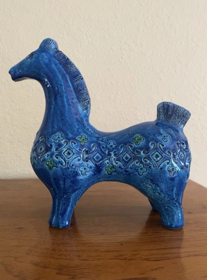 Mid-century modern Italian ceramic horse  \