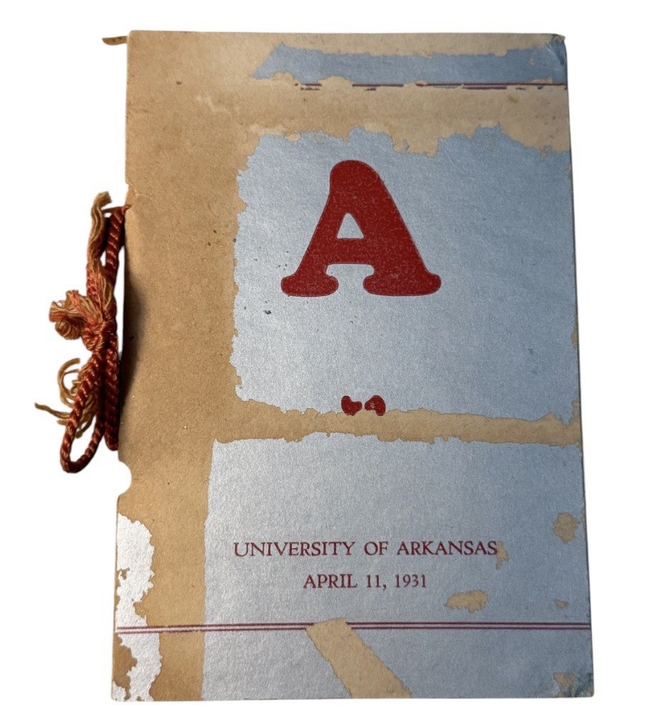 1931 University Of Arkansas Members Small Booklet 