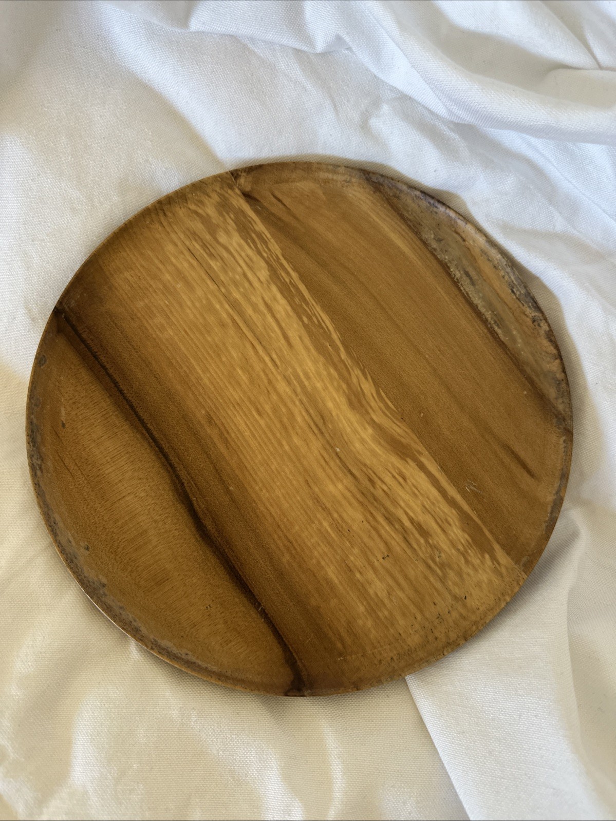 Rare Tasmanian Sassafras dish / plate Handcrafted  Timber 25cm Wood Serving