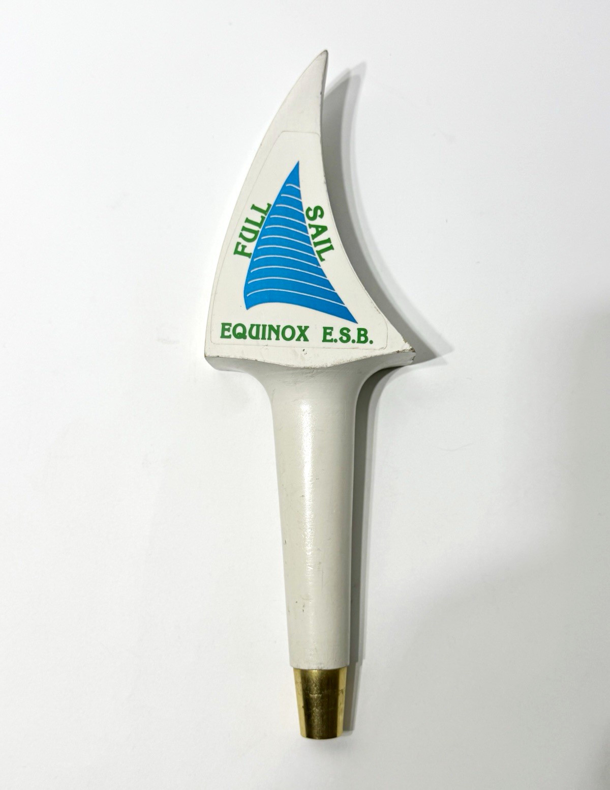 Equinox E.S.B. Full Sail Sailboat Draft Beer Tap Handle Knob Breweriana