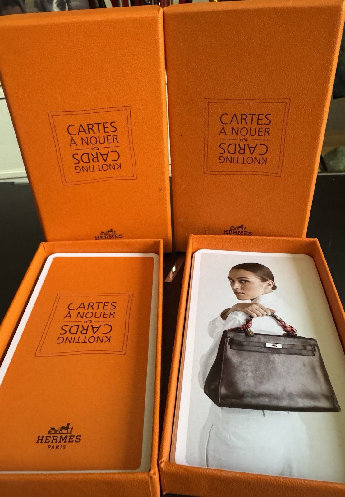 Hermès Paris Cartes à Nouer Knotting Cards- 1 box of Fashion Styling Card Set