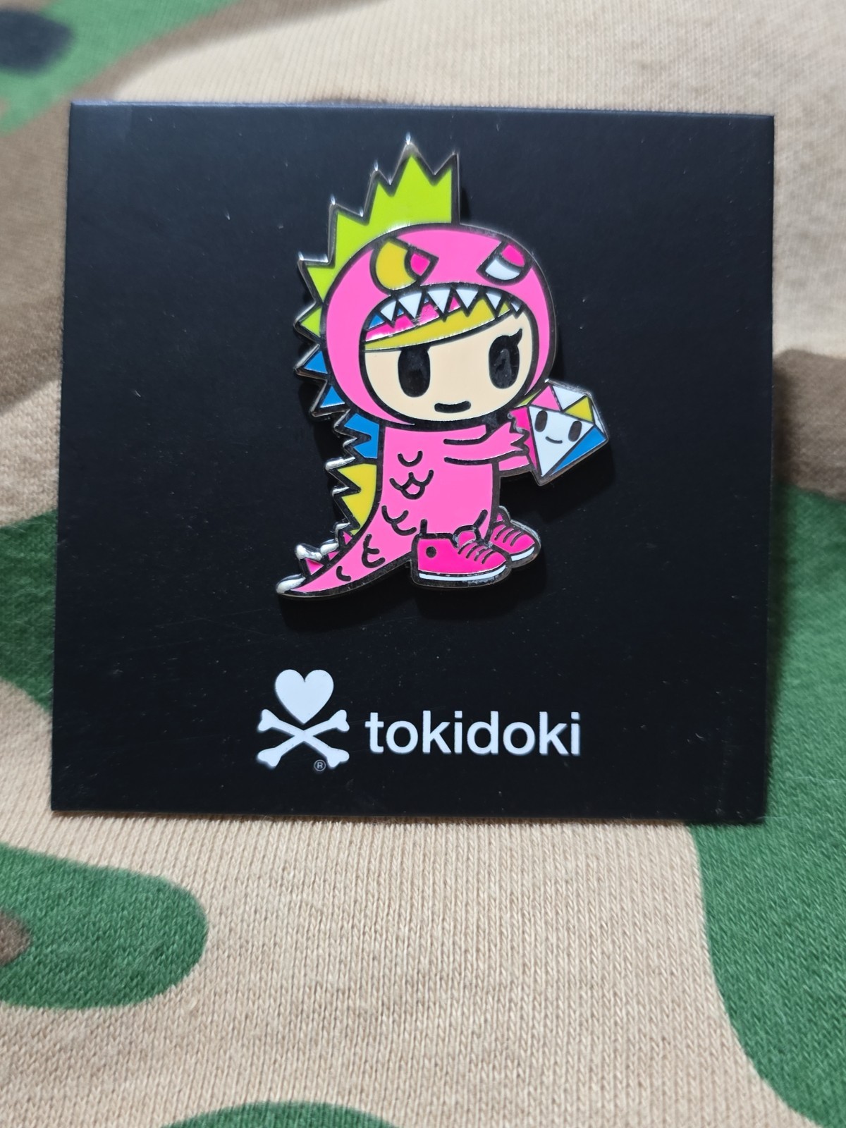 NEW TKDK TOKI DOKI enamel Backpack Hat collectible Metal pin Badge