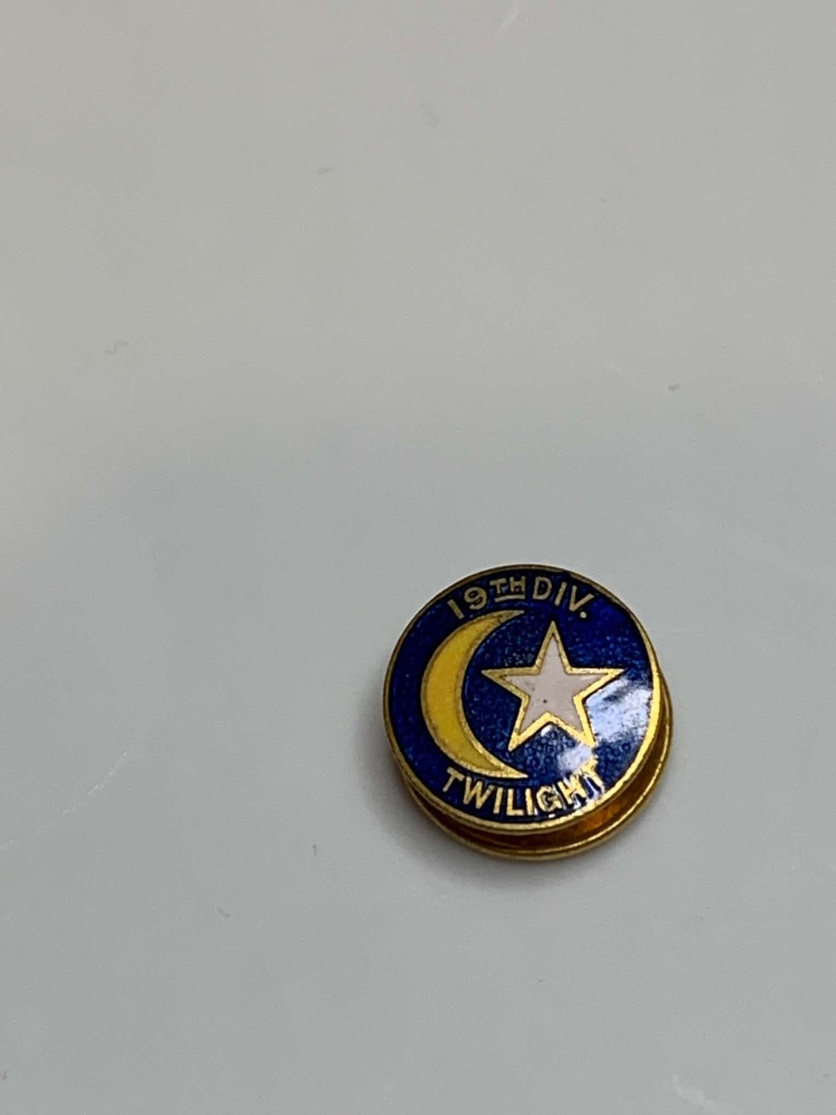 Original WW1 US Army 19th Division Veteran's Pin