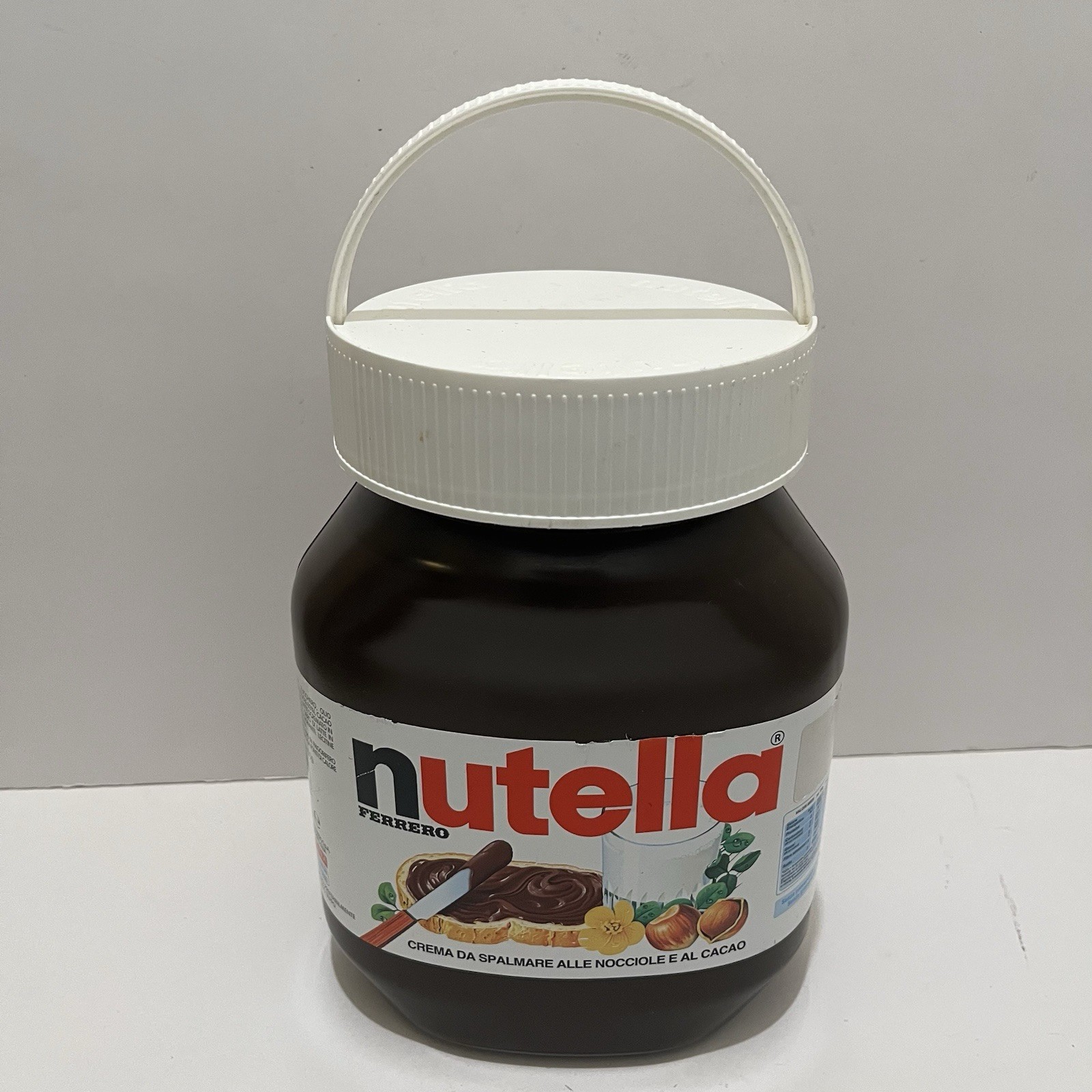 Giant Nutella Limited Edition EMPTY Jar Storage Container Collectable 11