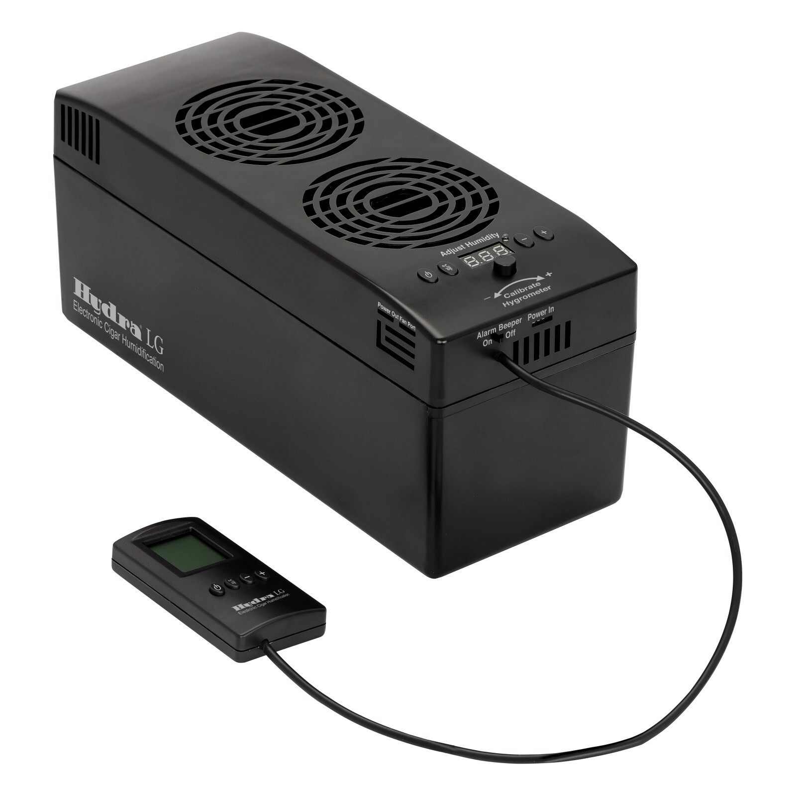 Hydra-LG Commercial Series Electronic Cigar Humidifier with LED Display Black
